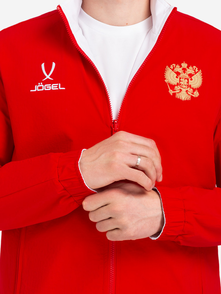 Куртка спортивная Jogel NATIONAL ANTHEM PerFormDRY Jacket, цвет красный-белый