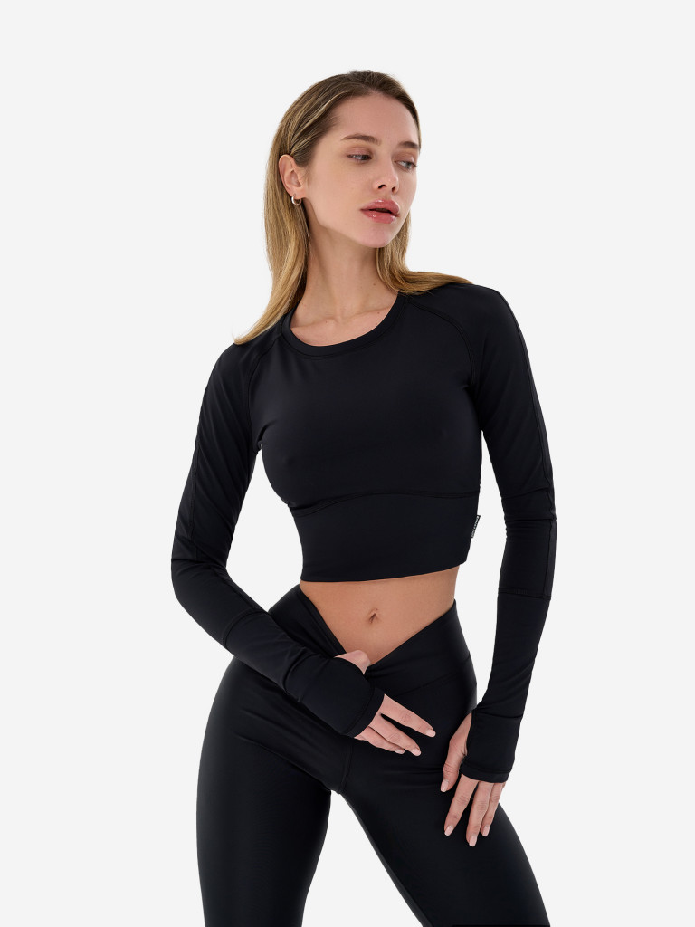 Рашгард женский Bona Fashion Activity Rash "Black"