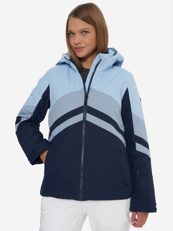 Куртка утепленная женская Ziener Pelia арт. 139017 темно-синий цвет — купить за 18999 руб., отзывы в интернет-магазине Спортмастер