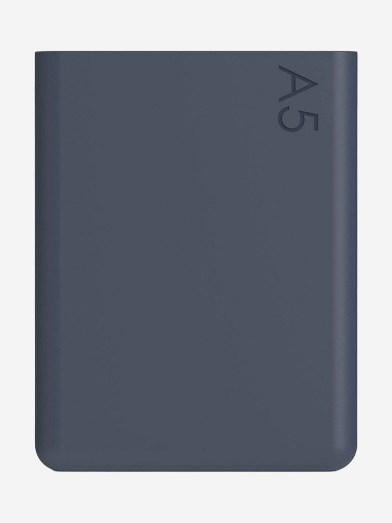 Бутылка с силиконовым чехлом Memobottle A5, синий