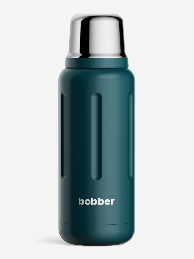 Термос вакуумный для напитков BOBBER Flask 1 литр, тепло до 48 часов, темно-бирюзовый