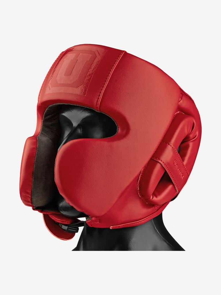 Боксёрский шлем мексиканского стиля ULTIMATUM BOXING GEN5MEX-HTN RUBY RED с алькантарой
