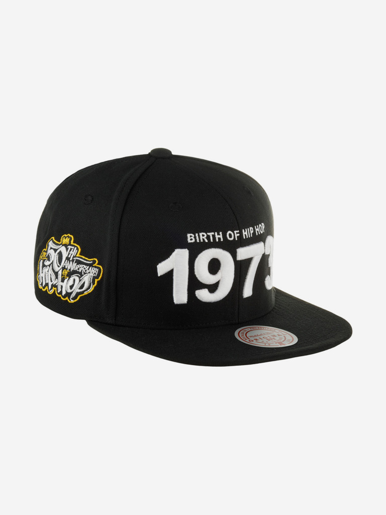 Бейсболка с прямым козырьком MITCHELL NESS HHSS7572-CLBYYPPPBLCK Hip Hop (черный)