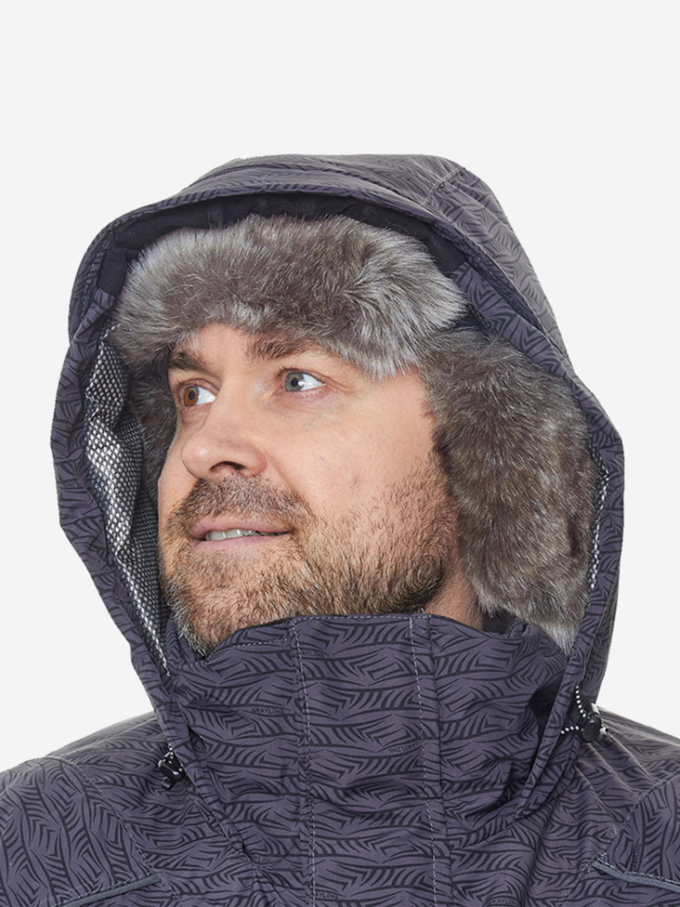 Костюм для рыбалки GRAYLING, Тугур, зимний -25, графит