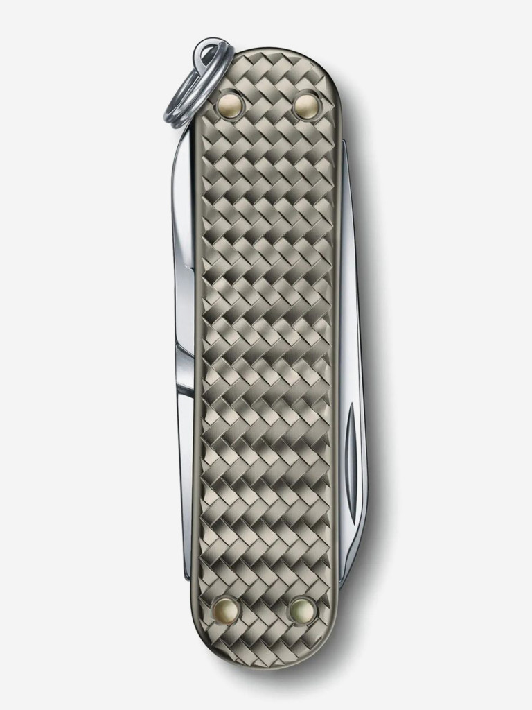 Складной нож Victorinox Classic Precious Alox, функций: 5, 58мм, серый , коробка подарочная, 0.6221.4031g