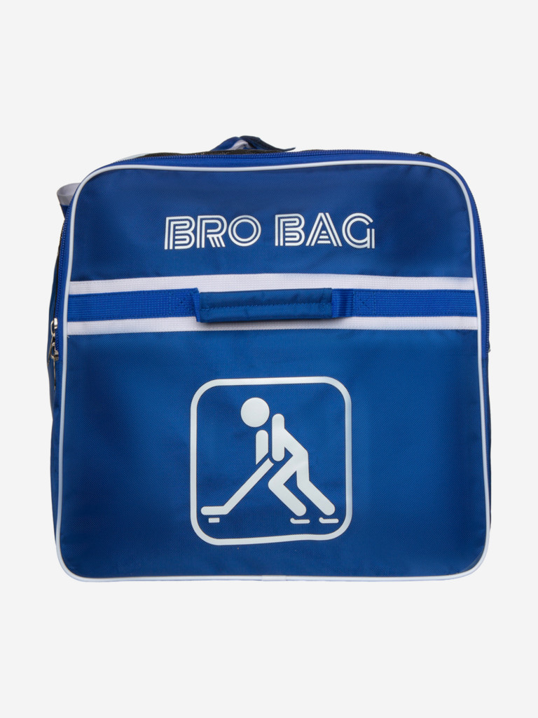 Сумка хоккейная взрослая BRO BAG 3024srv-db в ретро стиле