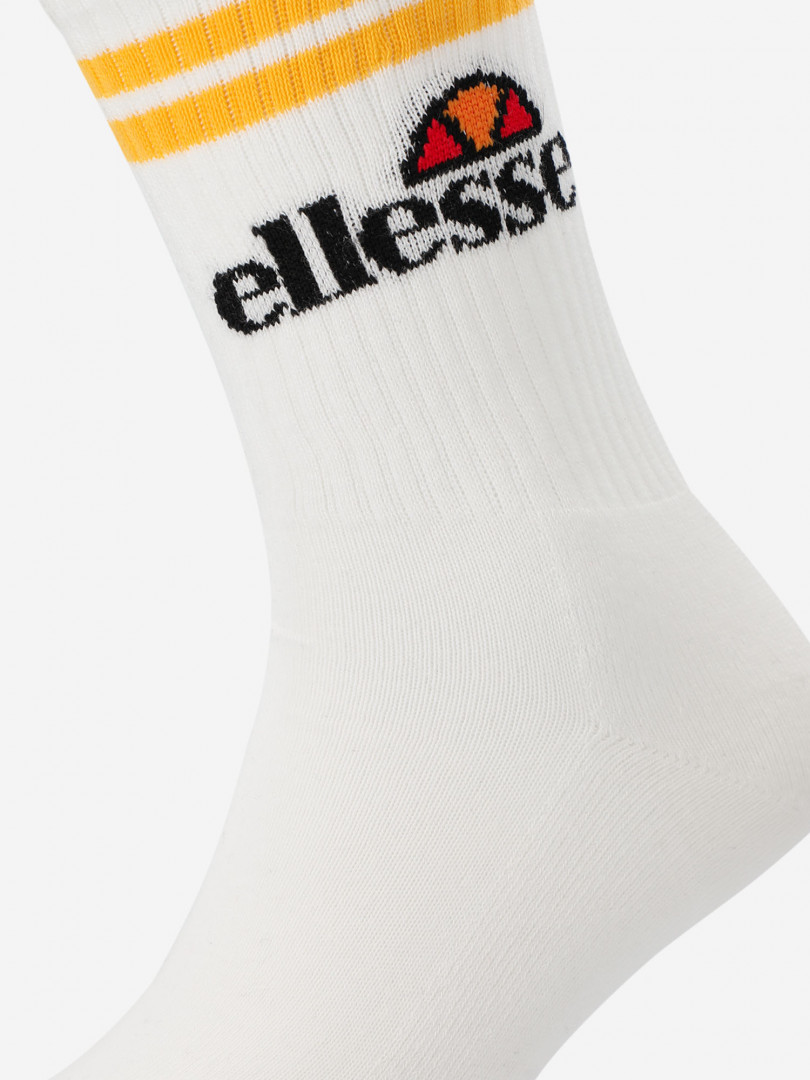 фото Носки ellesse pullo, 3 пары, белый