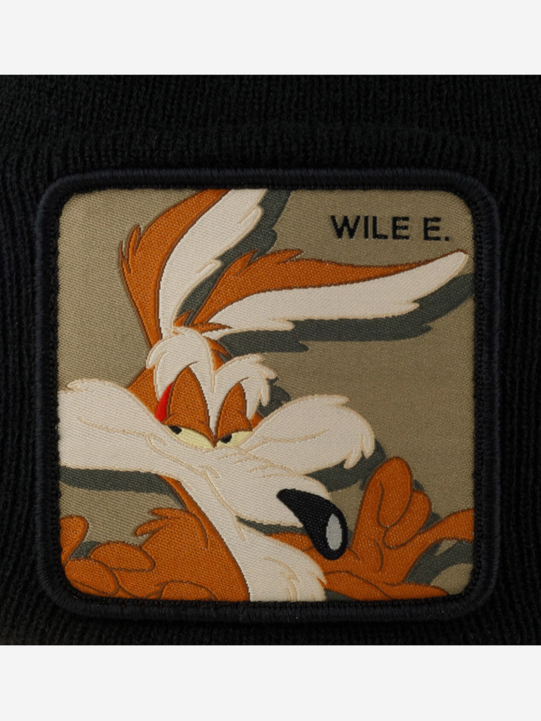 Шапка с отворотом CAPSLAB CL/LOO/1/BON1/COY1 Looney Tunes Wile E. Coyote (черный)