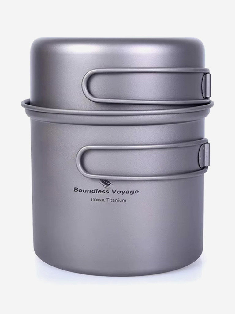 Котелок Boundless Voyage титановый, 1000 и 500 мл