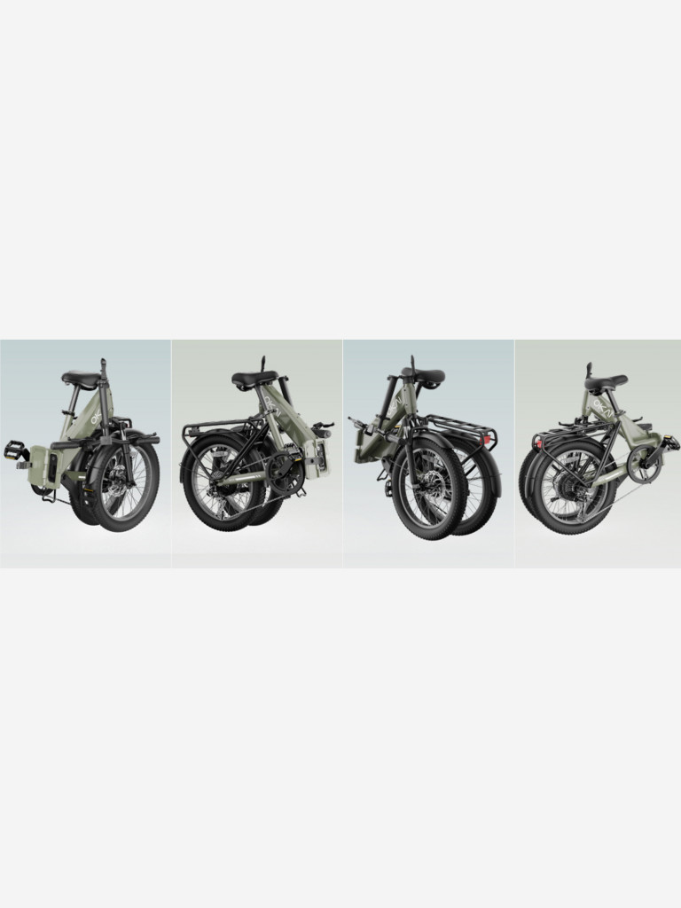 Складной электровелосипед OKAI EBF10 FlexMov, 20"x3", 350W