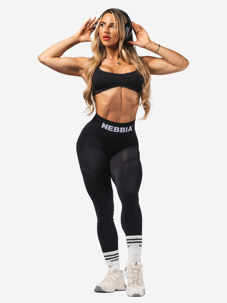 Топ спортивный женский NEBBIA Lift-Up Sports Bra FLOW SEAMLESS 495