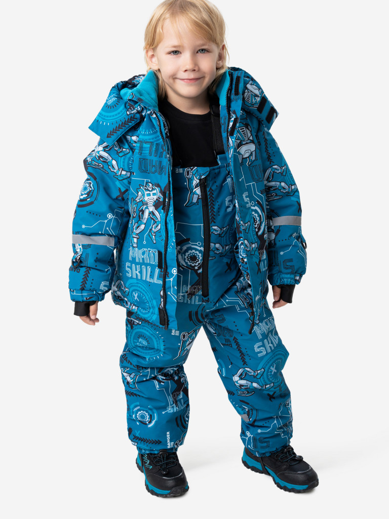 Комплект зимний для мальчиков: куртка, полукомбинезон PlayToday