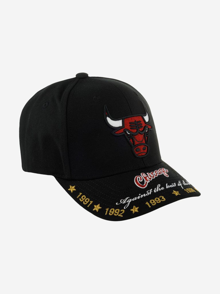 Бейсболка MITCHELL NESS HHSS6268-CBUYYPPPBLCK Chicago Bulls NBA (черный)