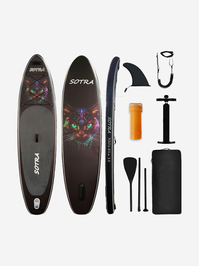 Двухслойная надувная SUP-доска Sotra Cat, 10'6" 320*81*15 см, сапборд
