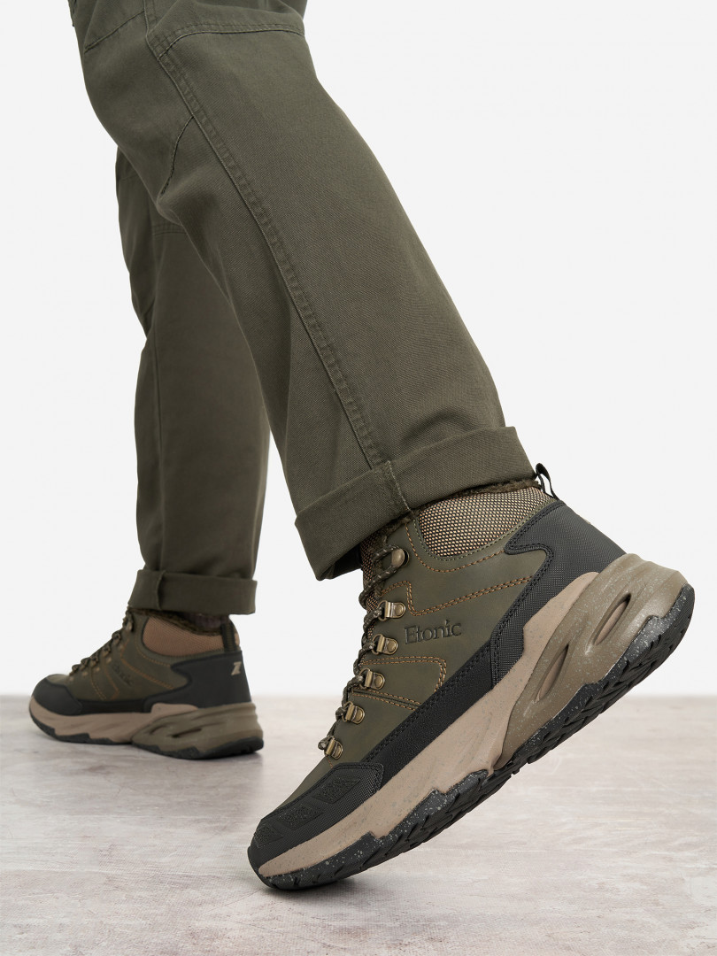 фото Кроссовки утепленные мужские etonic storm, коричневый