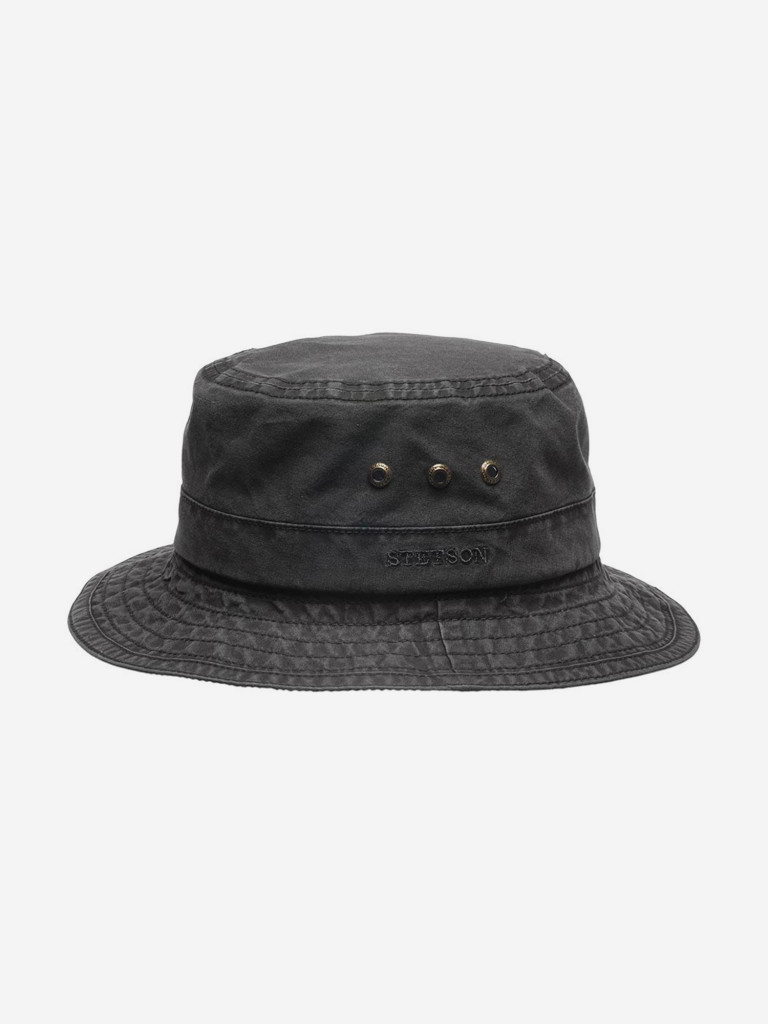 Панама STETSON 2811101 BUCKET DELAVE (черный)