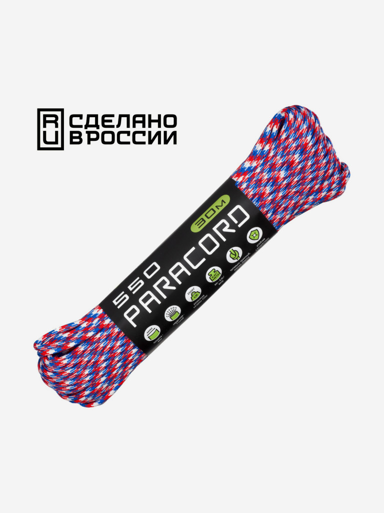Паракорд 550 CORD nylon 30м RUS (flag)