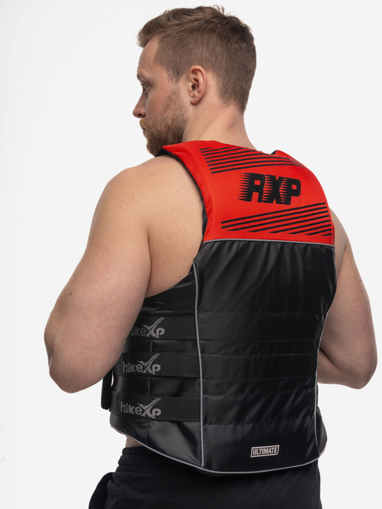 Спасательный жилет красный с ручками hikeXp RXP Ultimate Black/Red