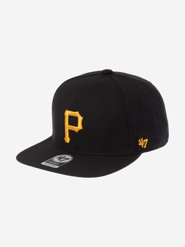 Бейсболка с прямым козырьком 47 BRAND B-SRS20WBP-BK37 Pittsburgh Pirates MLB