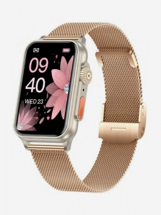 Умные часы CheckME Smart CMSH23GG с шагомером, мониторингом сердечного ритма, тонометром