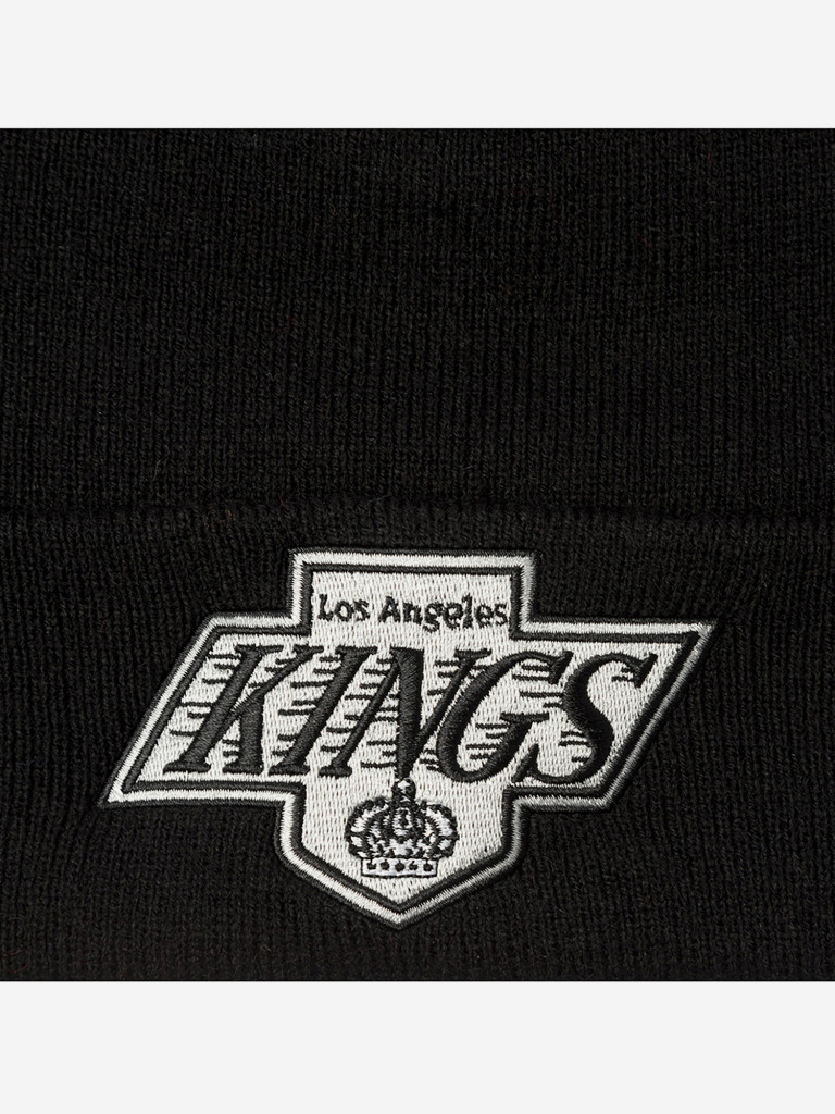 Шапка с отворотом MITCHELL NESS EU175-LAKING-BLK Los Angeles Kings NHL