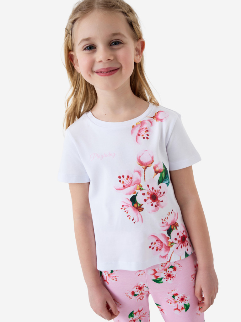 Комплект для девочек: футболка, брюки PlayToday