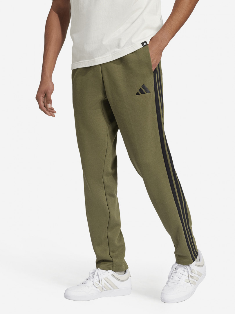 Брюки флисовые мужские adidas Зеленый 6799₽