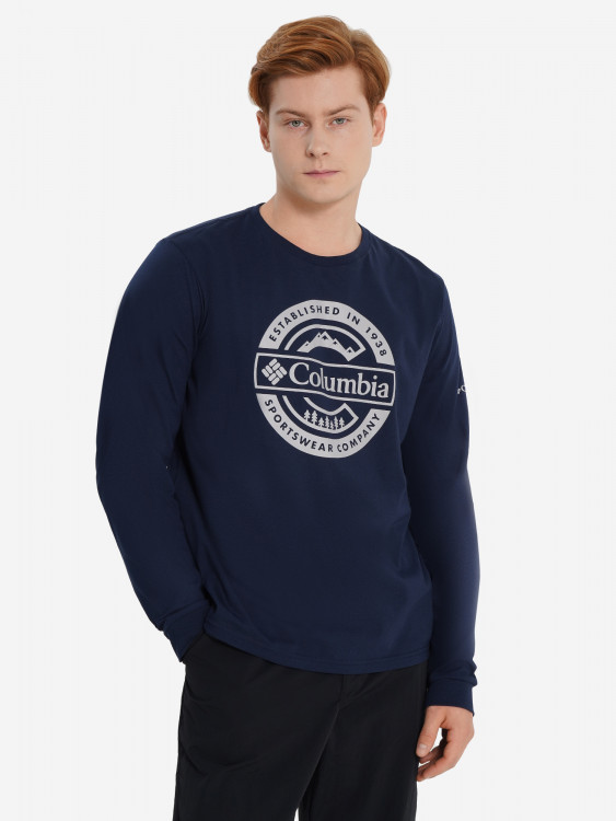 Лонгслив мужской Columbia Csc Seasonal Logo Ls Tee
