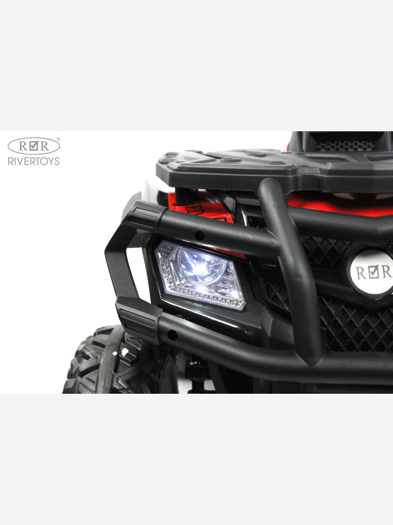 Детский электроквадроцикл RIVERTOYS T001TT 4WD красный