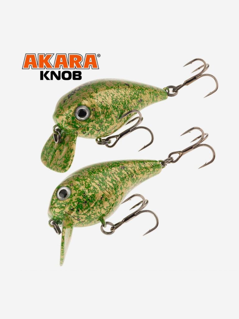 Воблер Akara Knob 38F кренк плавающий на голавля, язя, форель 4,5гр A-224