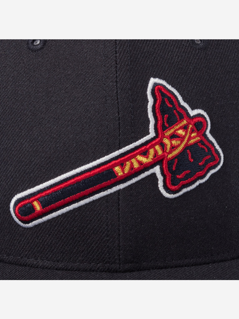 Бейсболка с прямым козырьком 47 BRAND B-SRS01WBP-NYR Atlanta Braves MLB