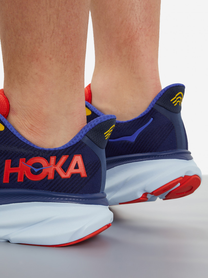 фото Кроссовки мужские hoka one one clifton 9, синий