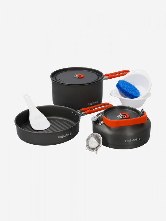 Набор посуды: котелок, сковорода, чайник Fire-Maple Feast 2