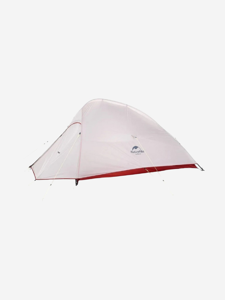 Палатка Naturehike Сloud up 2 NH17T001-T 20D двухместная с ковриком, серая, 6927595724668