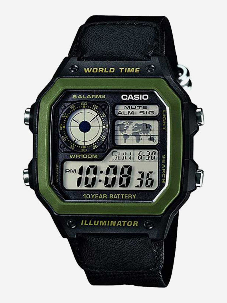 Спортивные часы CASIO ILLUMINATOR AE-1200WHB-1B