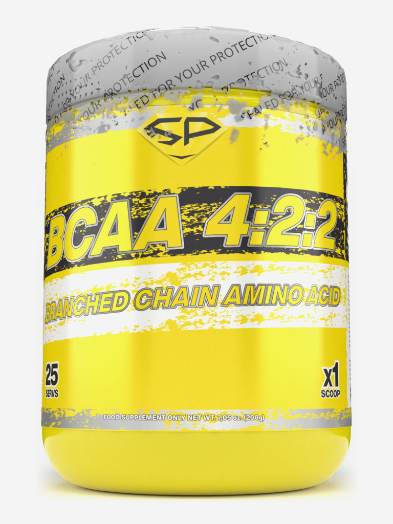 Аминокислоты Steelpower BCAA 4:2:2, 200 г, Натуральный (без вкуса)