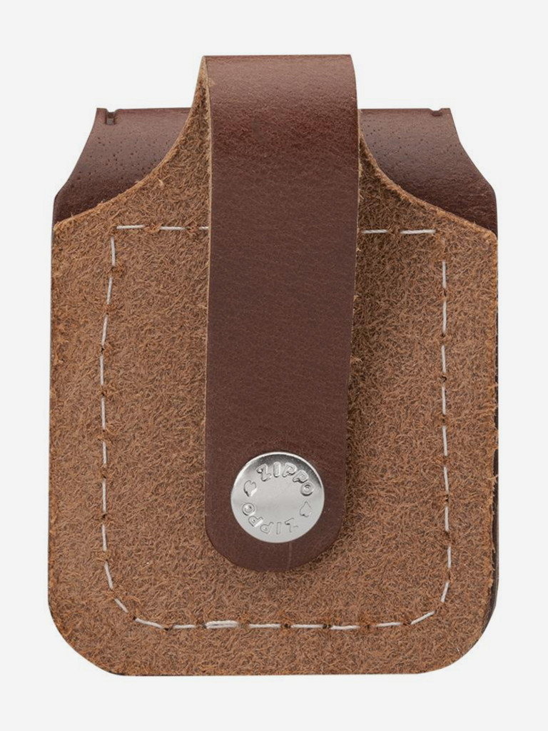 Подарочный набор для классической зажигалки ZIPPO: Подарочная коробка Zippo + Чехол для зажигалки с петлей + место для зажигалки