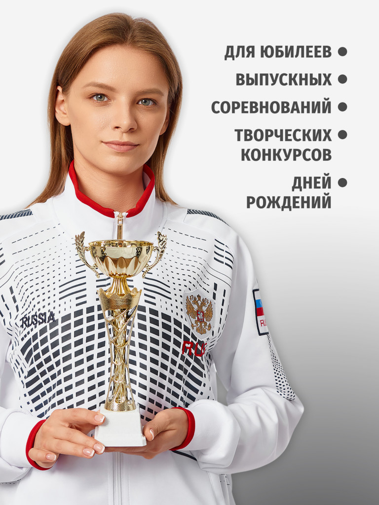 Спортивный кубок для награждения победителя 26.5 см