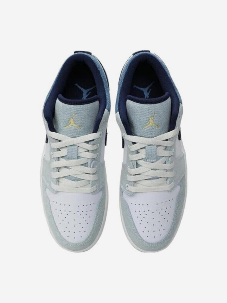 Кеды мужские Jordan 1 Low Se Denim Star Blue
