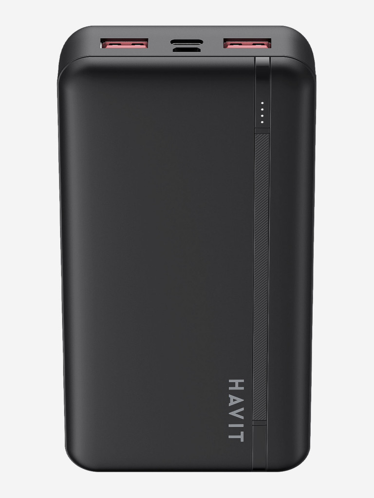 Внешний аккумулятор HAVIT PB92 BK емкость 20000mAh Черный цвет — купить за  2290 руб. со скидкой 23 %, отзывы в интернет-магазине Спортмастер