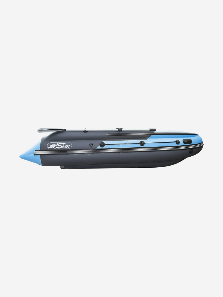 Лодка Reef Skat Triton (Риф Скат Тритон) 400 NDFi с интегрированным фальшбортом, серо-голубая