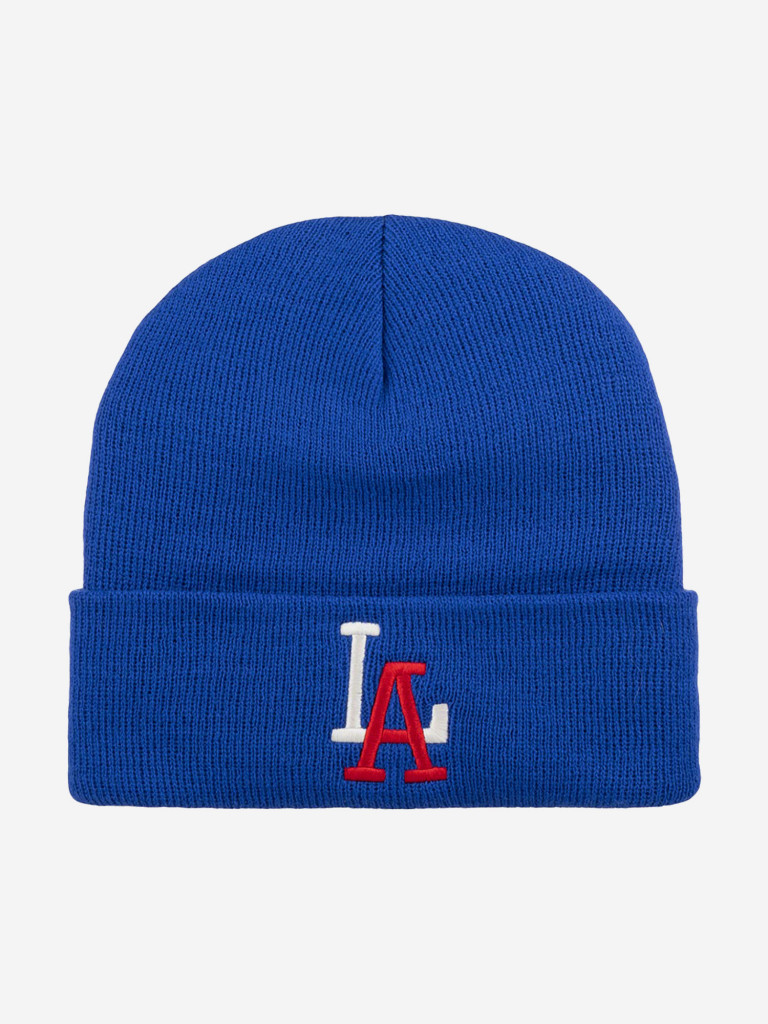 Шапка с отворотом AMERICAN NEEDLE 21019A-LOS Los Angeles Angels Cuffed Knit MILB (синий)