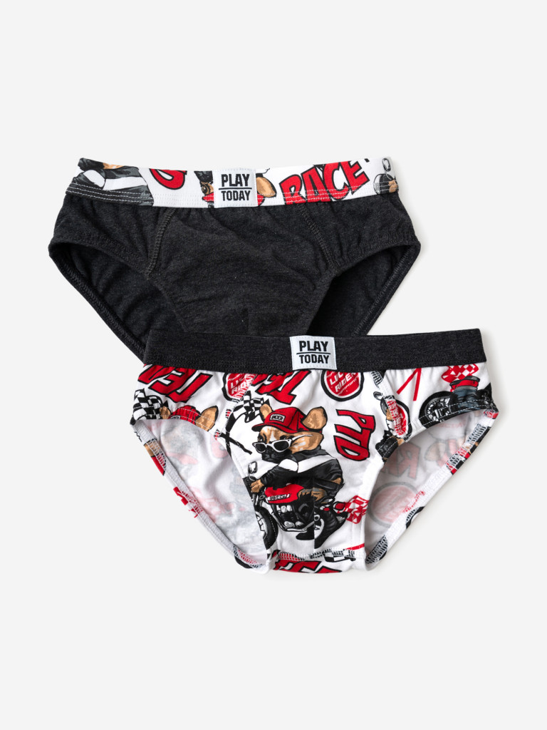Трусы для мальчиков - брифы, 2 шт PlayToday