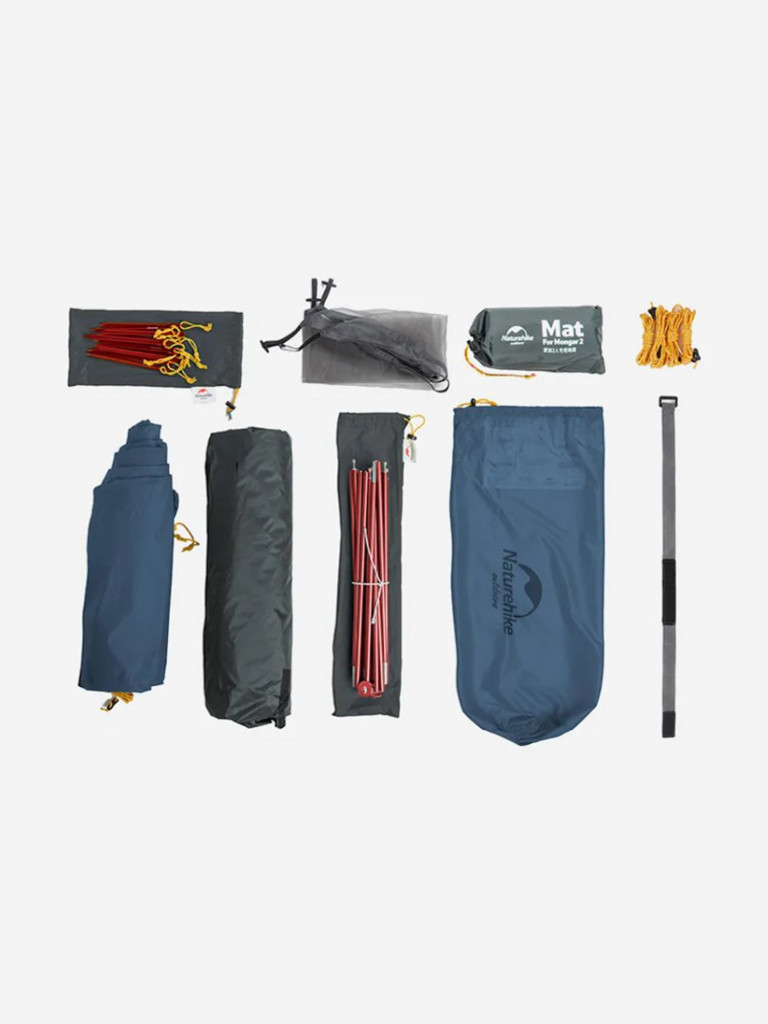 Палатка Naturehike Mongar 2-местная, алюминиевый каркас,сверхлегкая, пурпурный