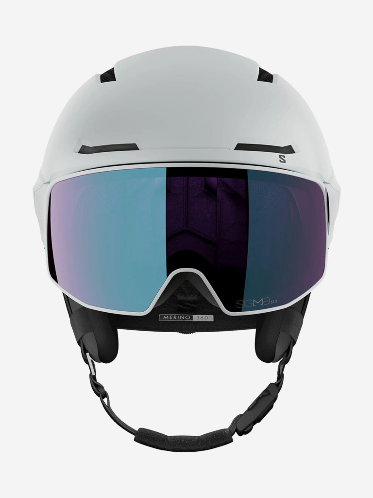 Горнолыжный шлем с визором Salomon Driver Prime Sigma Photo MIPS Серый Cat. 1-3