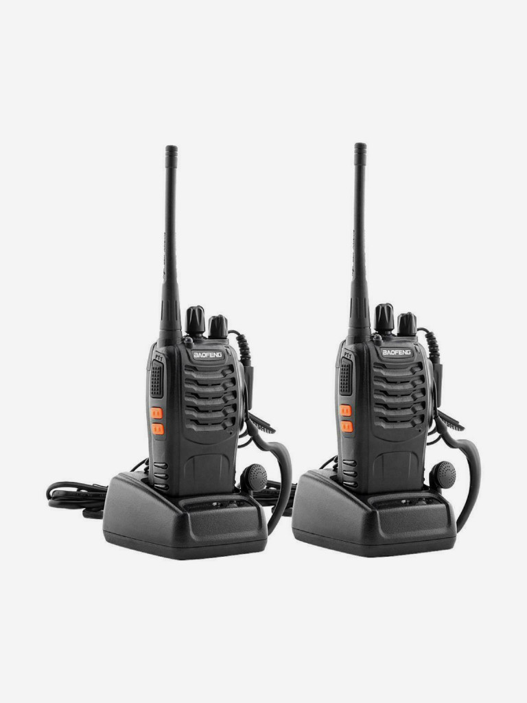 Комплект из двух Радиостанций двусторонней связи Baofeng BF-888S