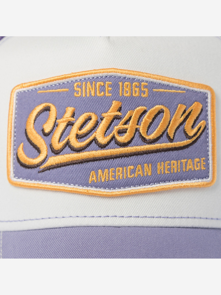 Бейсболка с сеточкой STETSON 7761122 TRUCKER CAP VINTAGE (фиолетовый)