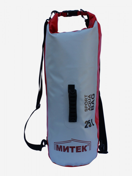 Герморюкзак МИТЕК 25л D 24см Н-55см (красно-серый)