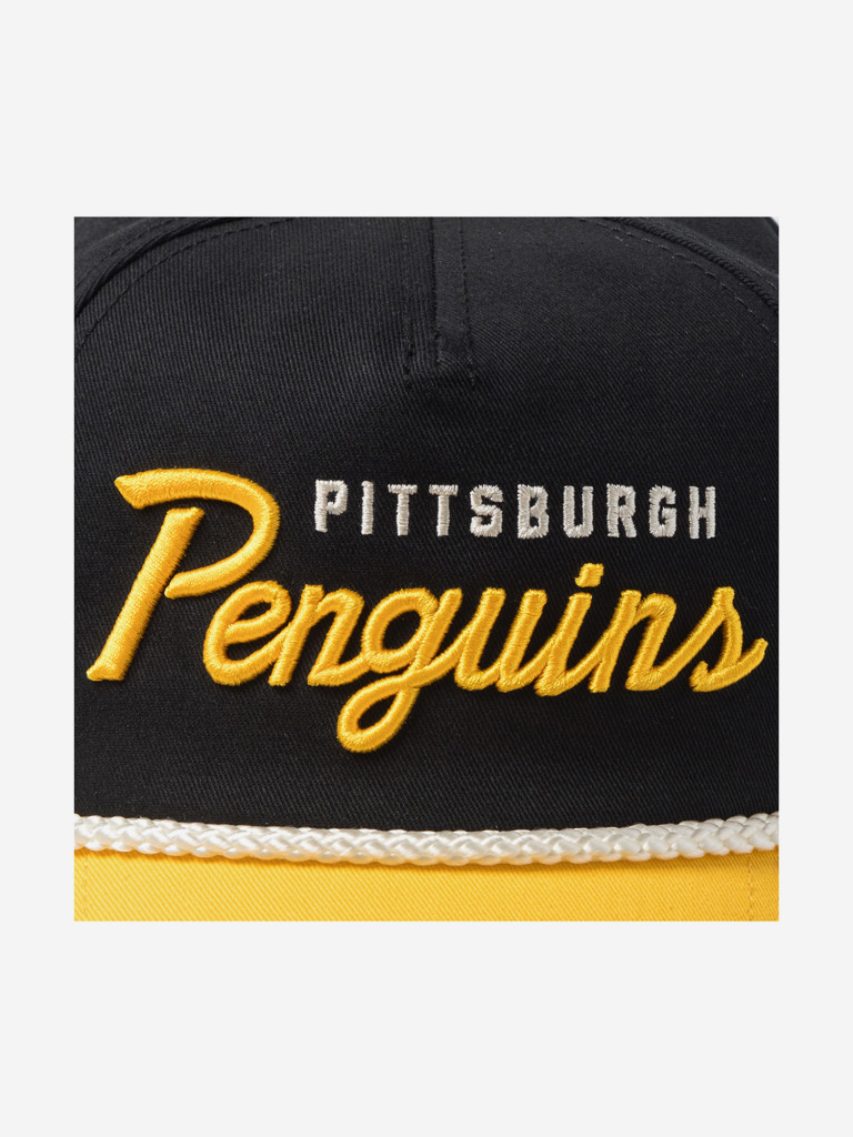 Бейсболка AMERICAN NEEDLE 23008A-PPN Pittsburgh Penguins Roscoe NHL (черный)