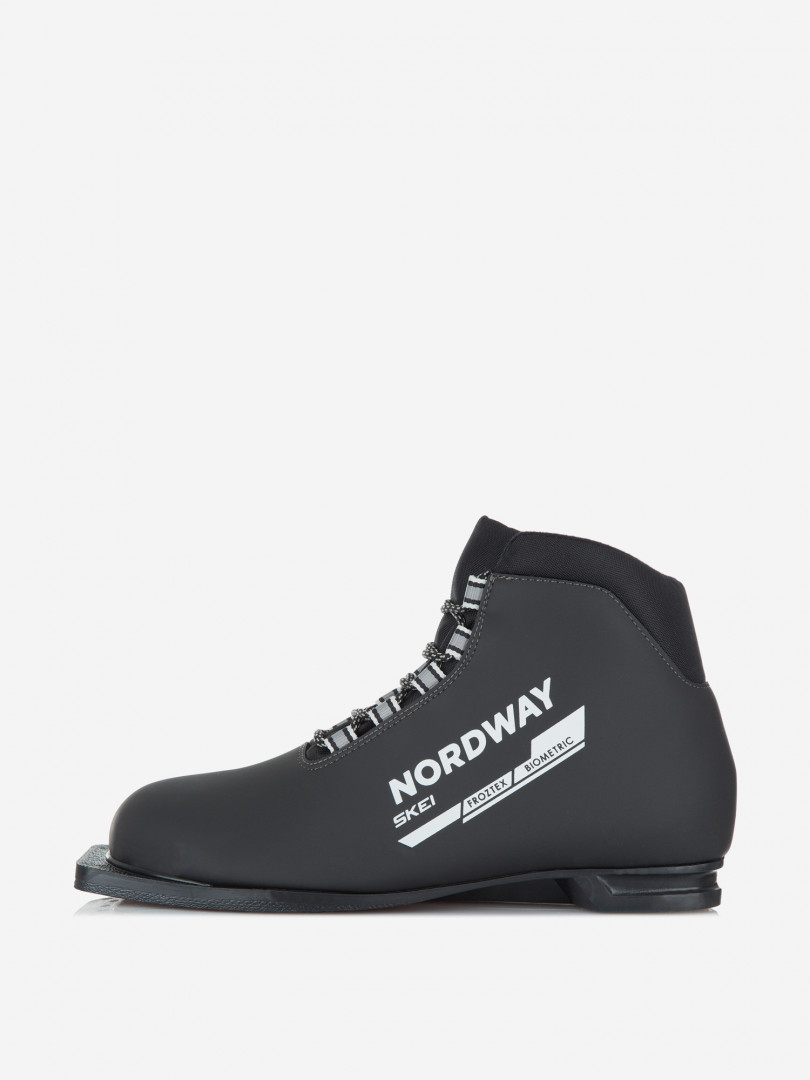 фото Ботинки для беговых лыж nordway skei 75 mm, черный